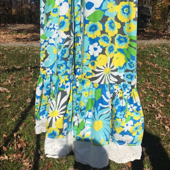 Long floral prairie skirt - Picture 2 of 3